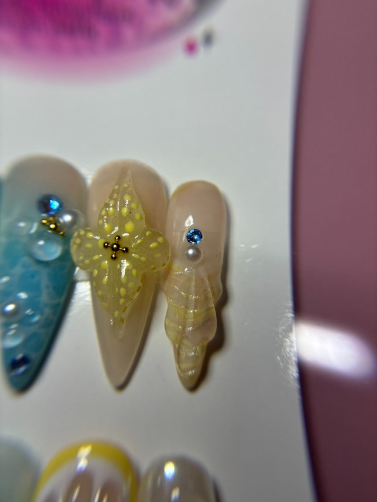 yellow blue flower